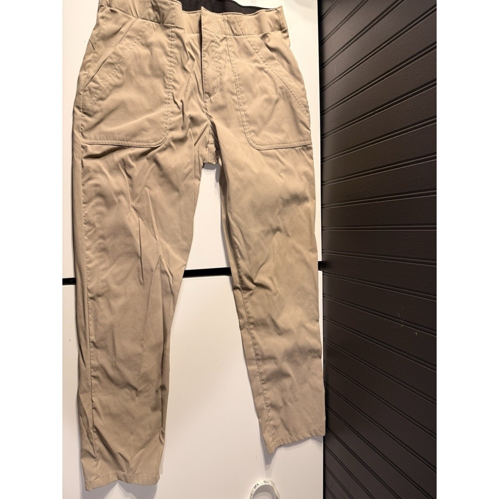 Eddier Bauer Tan Nylon Ankle Length Outdoor Hiking Pants Women's 12 - Picture 12 of 12